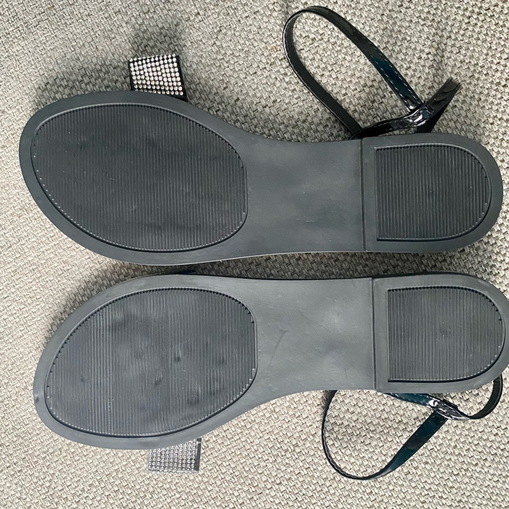 Women’s Size 10 Rhinestone Sandals - Picture 4 of 5